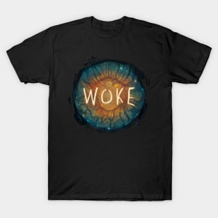 Woke on a trippy Galaxy T-Shirt